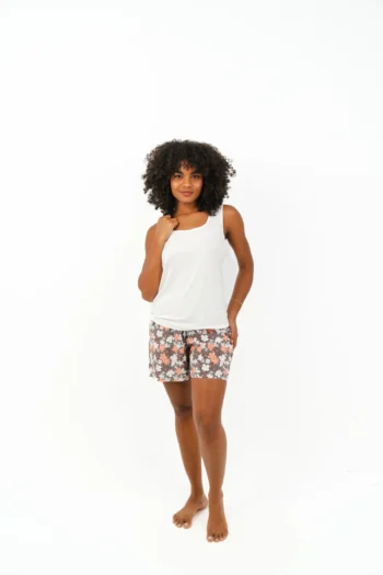 floral shorts pyjama set - Image 4