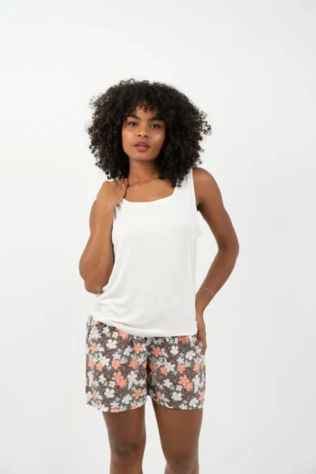 floral shorts pyjama set - Image 3