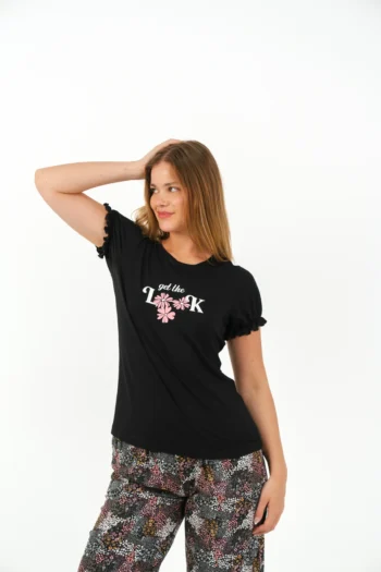 floral capri pyjama set - Image 4