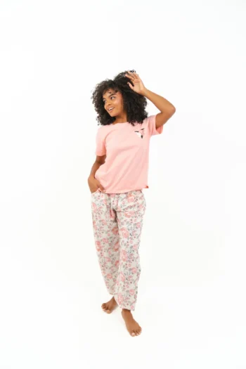 floral pyjama pants set - Image 2