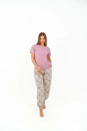 floral pyjama pants set - Image 4