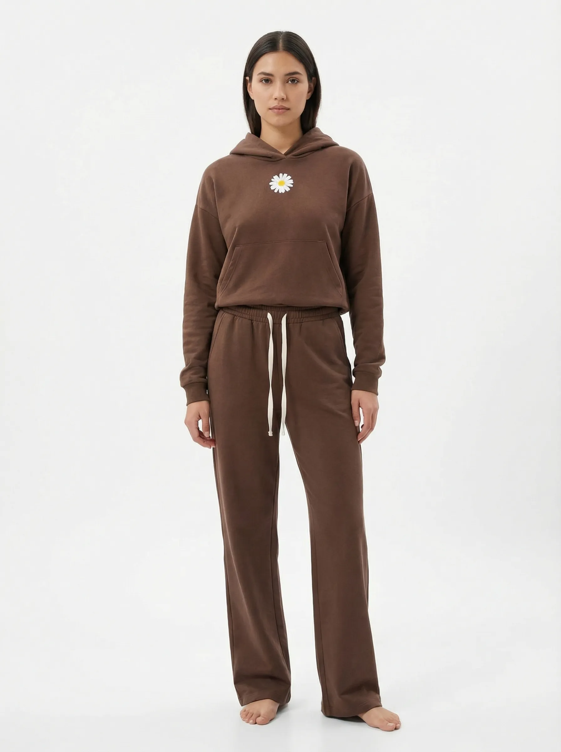 Cozy Long Sleeve Hoodie Pajama Set