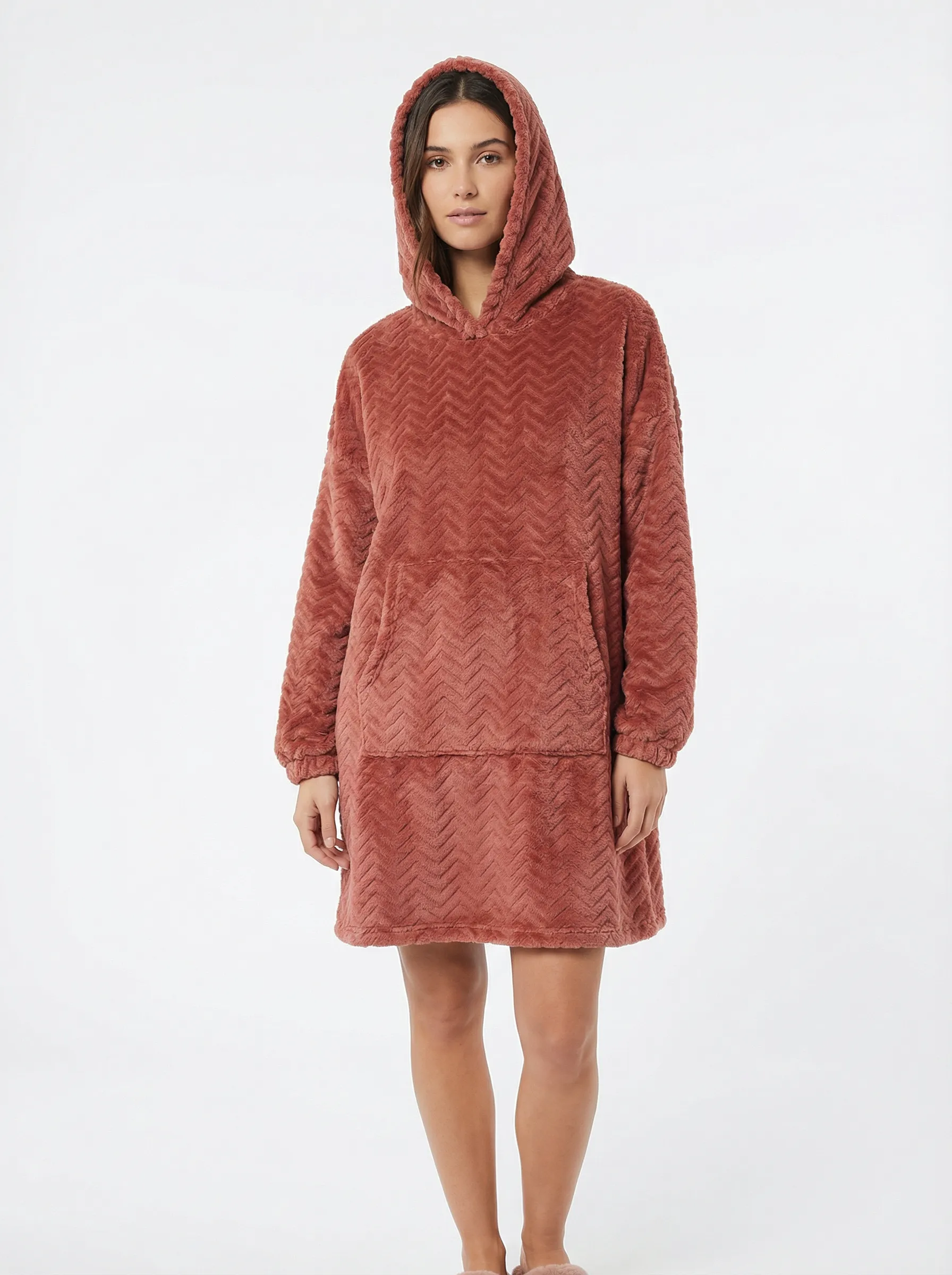 Cashmere Hooded Poncho